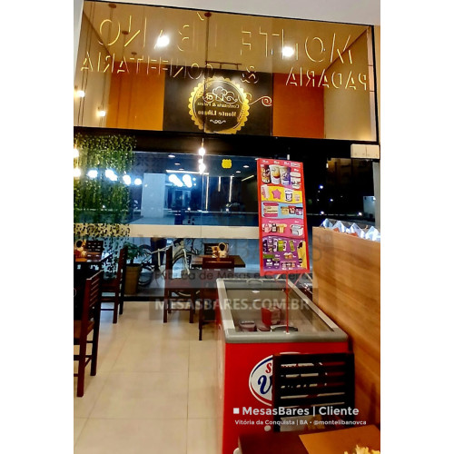 MesasBares | Cliente - Monte Libano Padaria - Vitoria da Consquista - BA